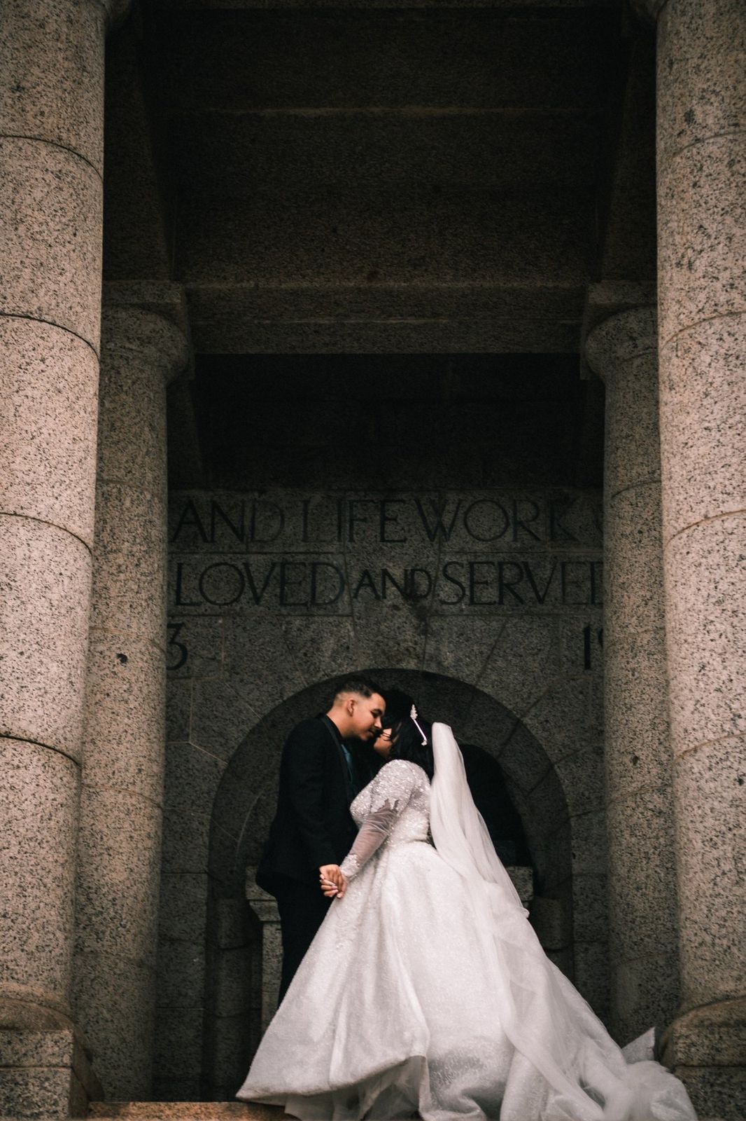 Vertical portrait from A Love Unmoved, a wedding photography story in Cape Town