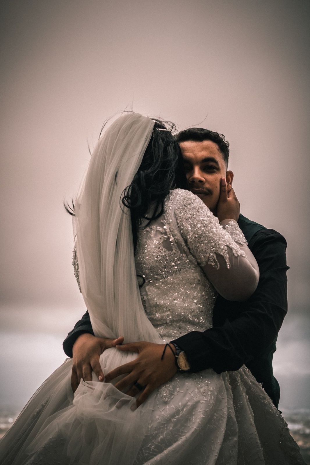 Vertical portrait from A Love Unmoved, a wedding photography story in Cape Town