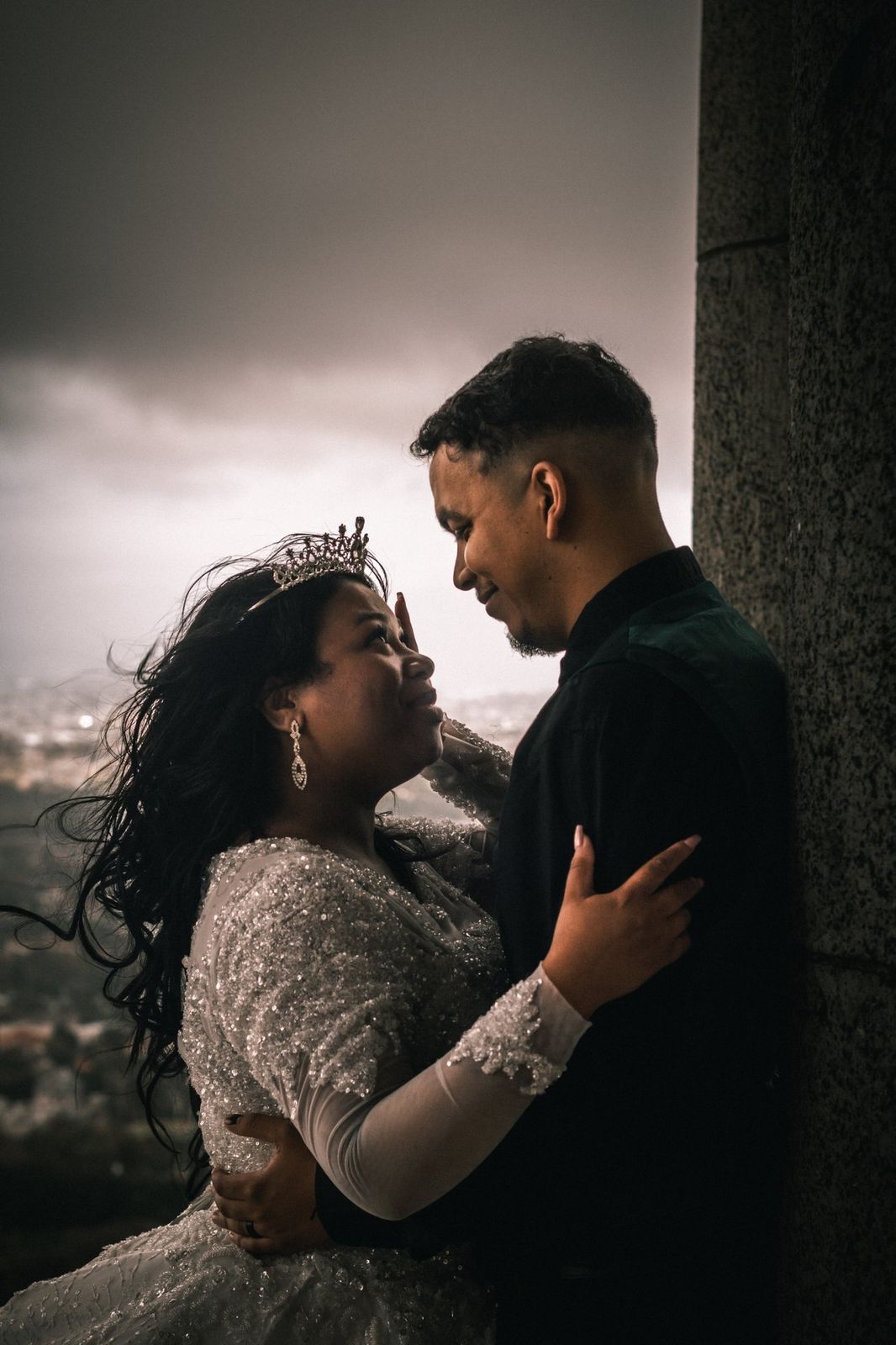 Vertical portrait from A Love Unmoved, a wedding photography story in Cape Town