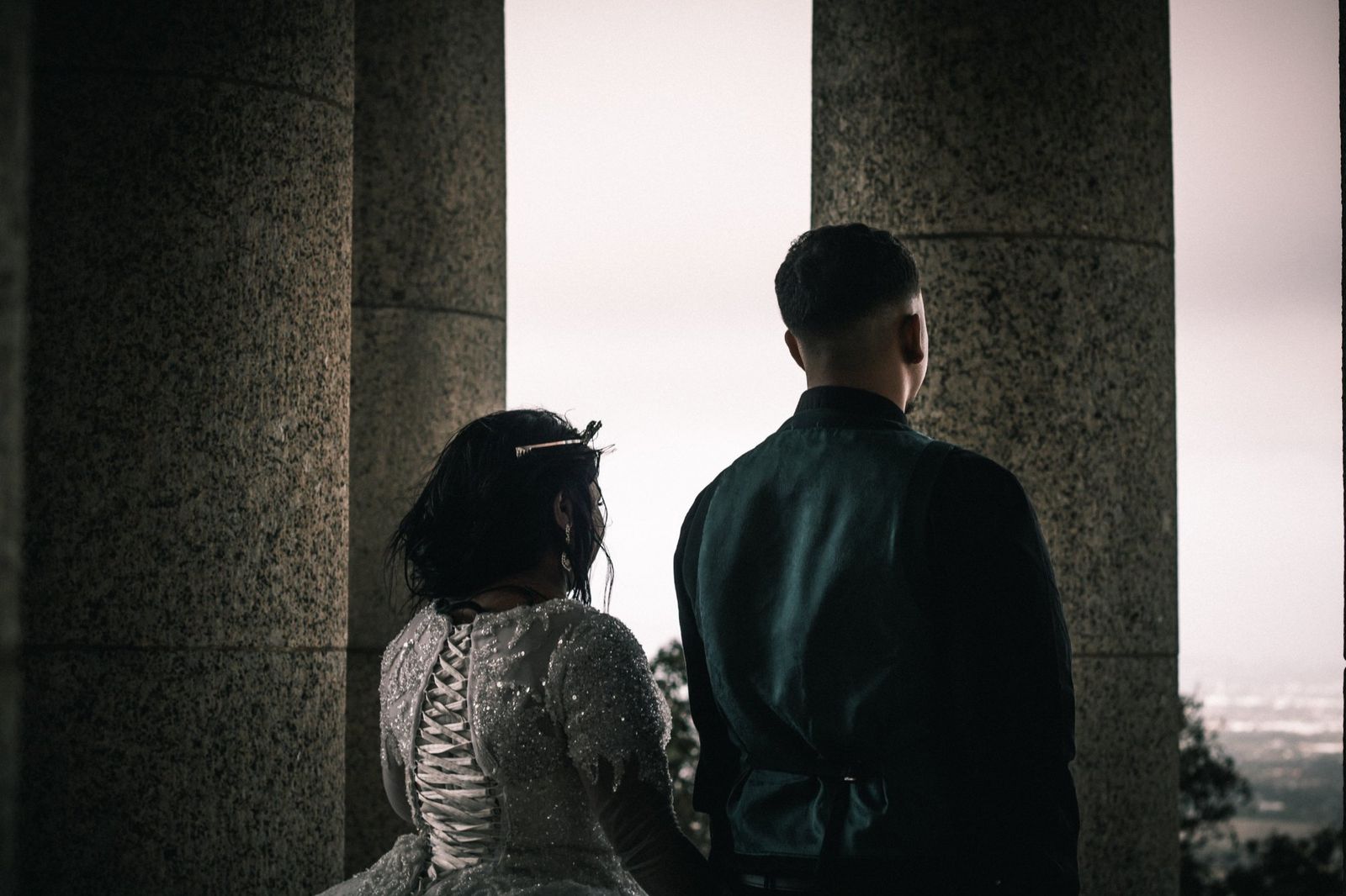 Vertical portrait from A Love Unmoved, a wedding photography story in Cape Town
