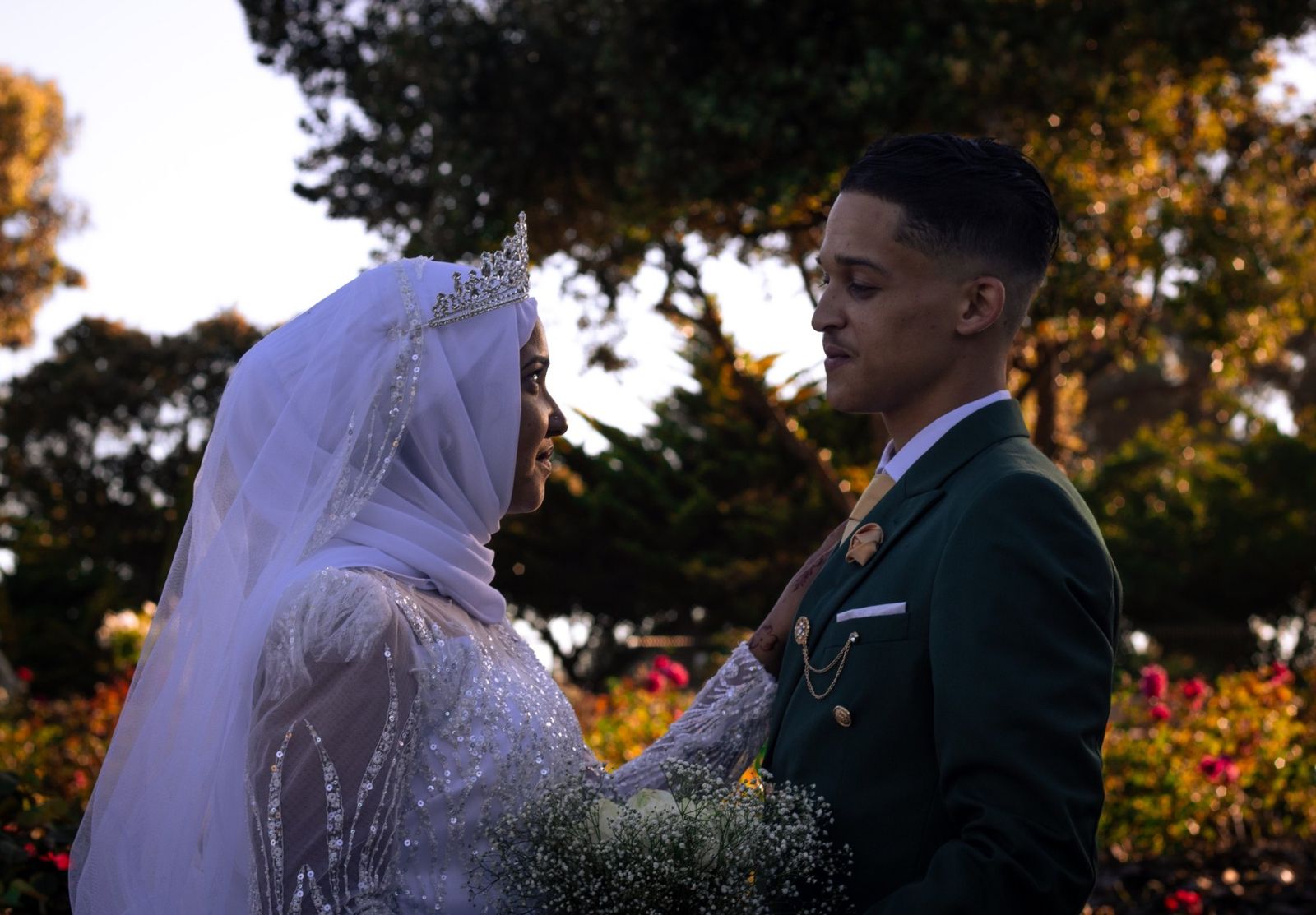 Vertical portrait from Golden Hour, Forever, a wedding photography story in Cape Town