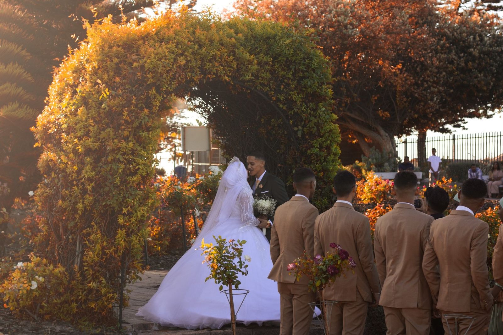Vertical portrait from Golden Hour, Forever, a wedding photography story in Cape Town