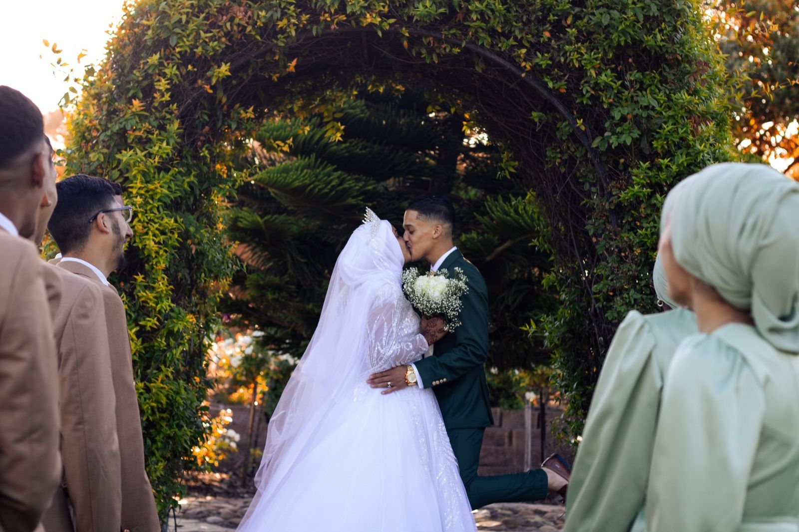 Vertical portrait from Golden Hour, Forever, a wedding photography story in Cape Town