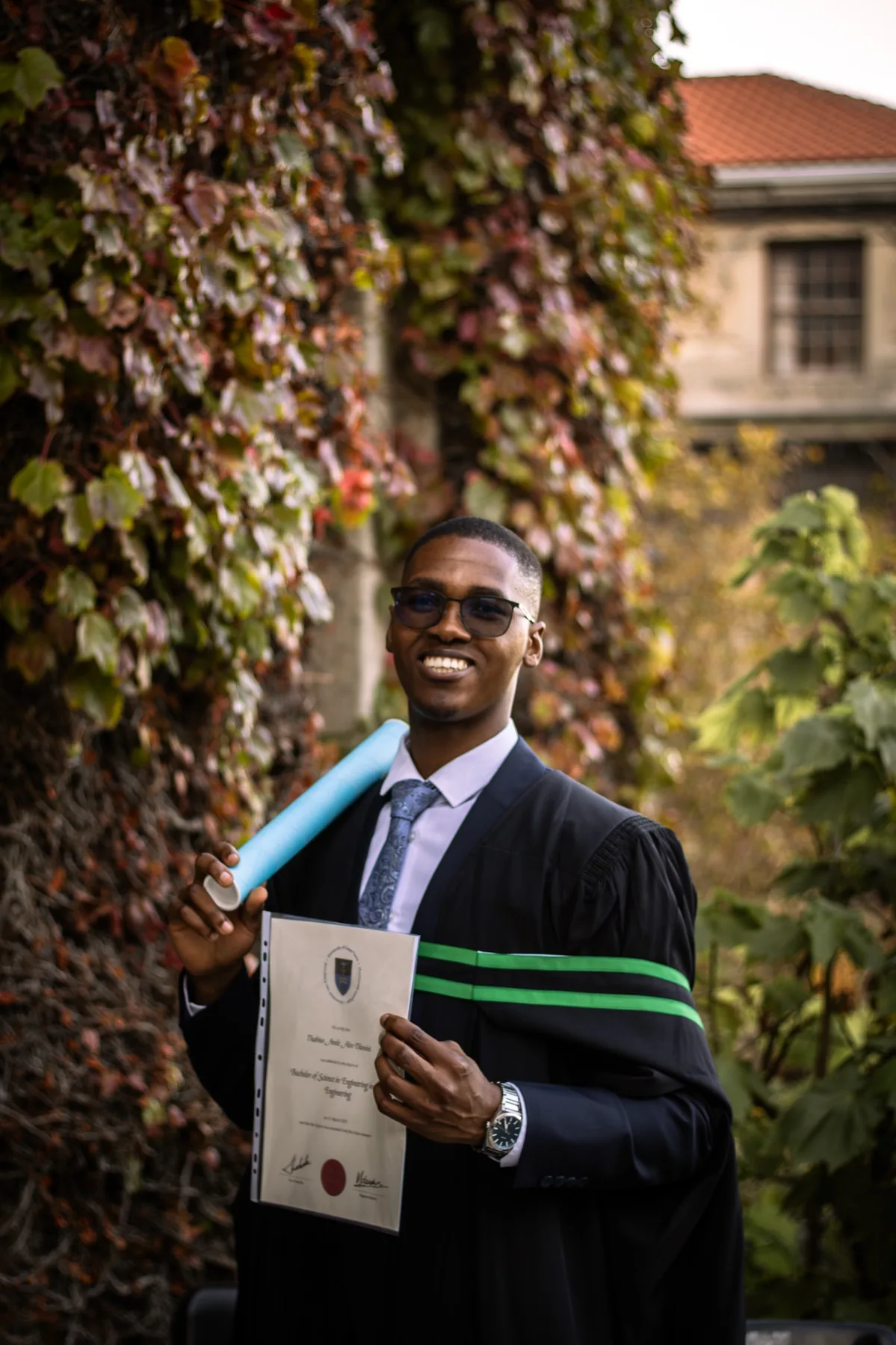 Graduation portrait