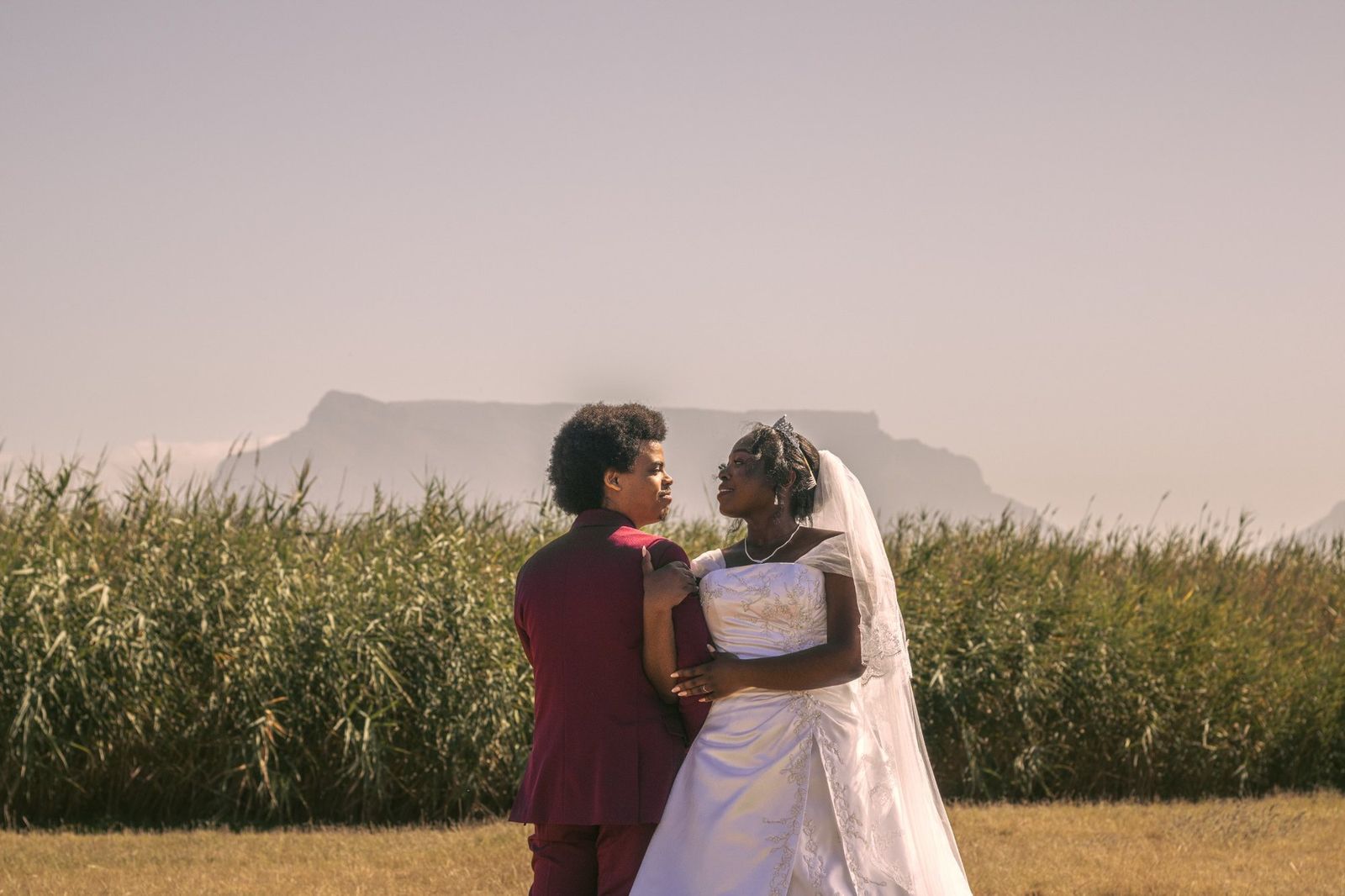 Vertical portrait from Vows Beneath the Mountain, a wedding photography story in Cape Town