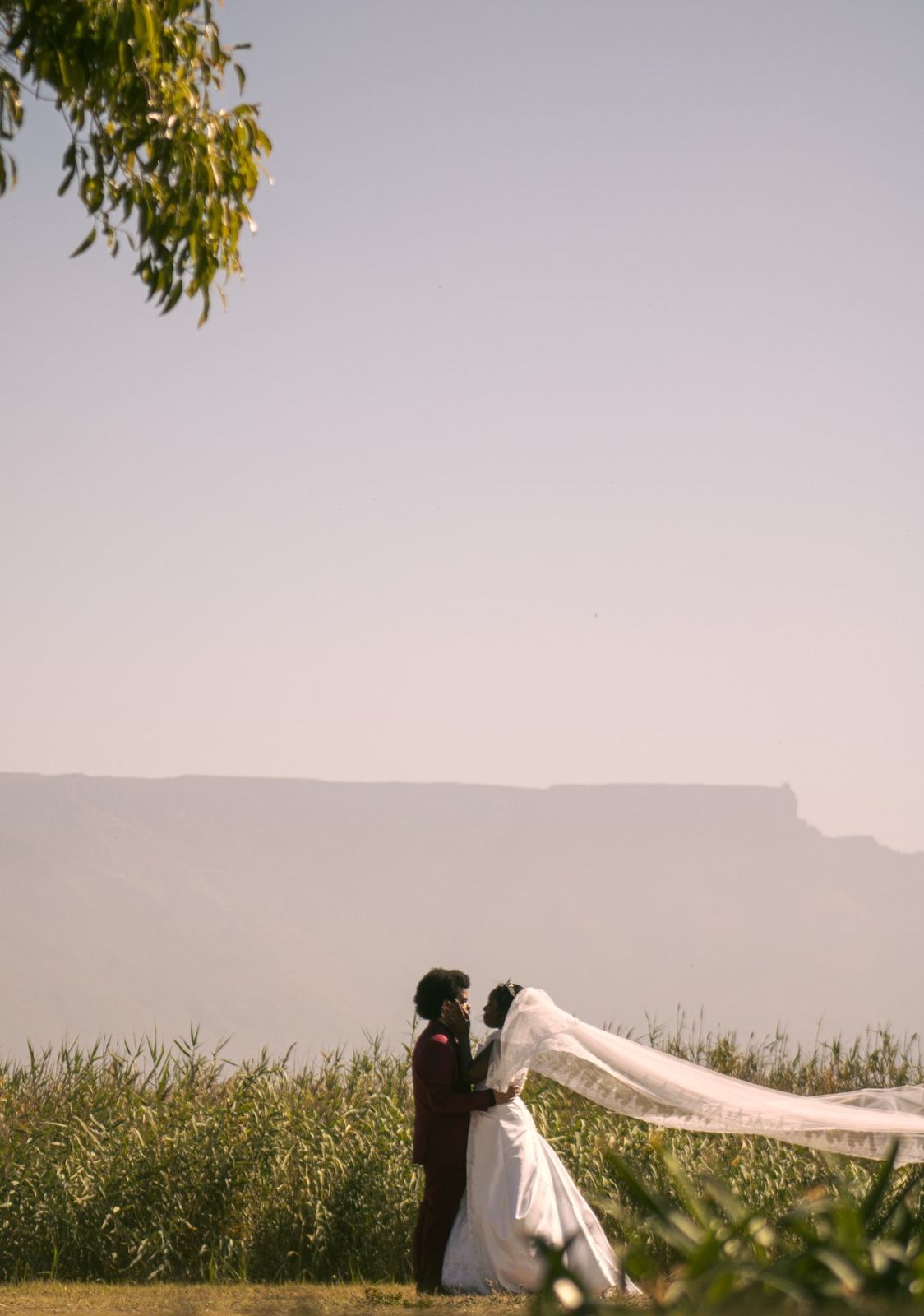Vertical portrait from Vows Beneath the Mountain, a wedding photography story in Cape Town
