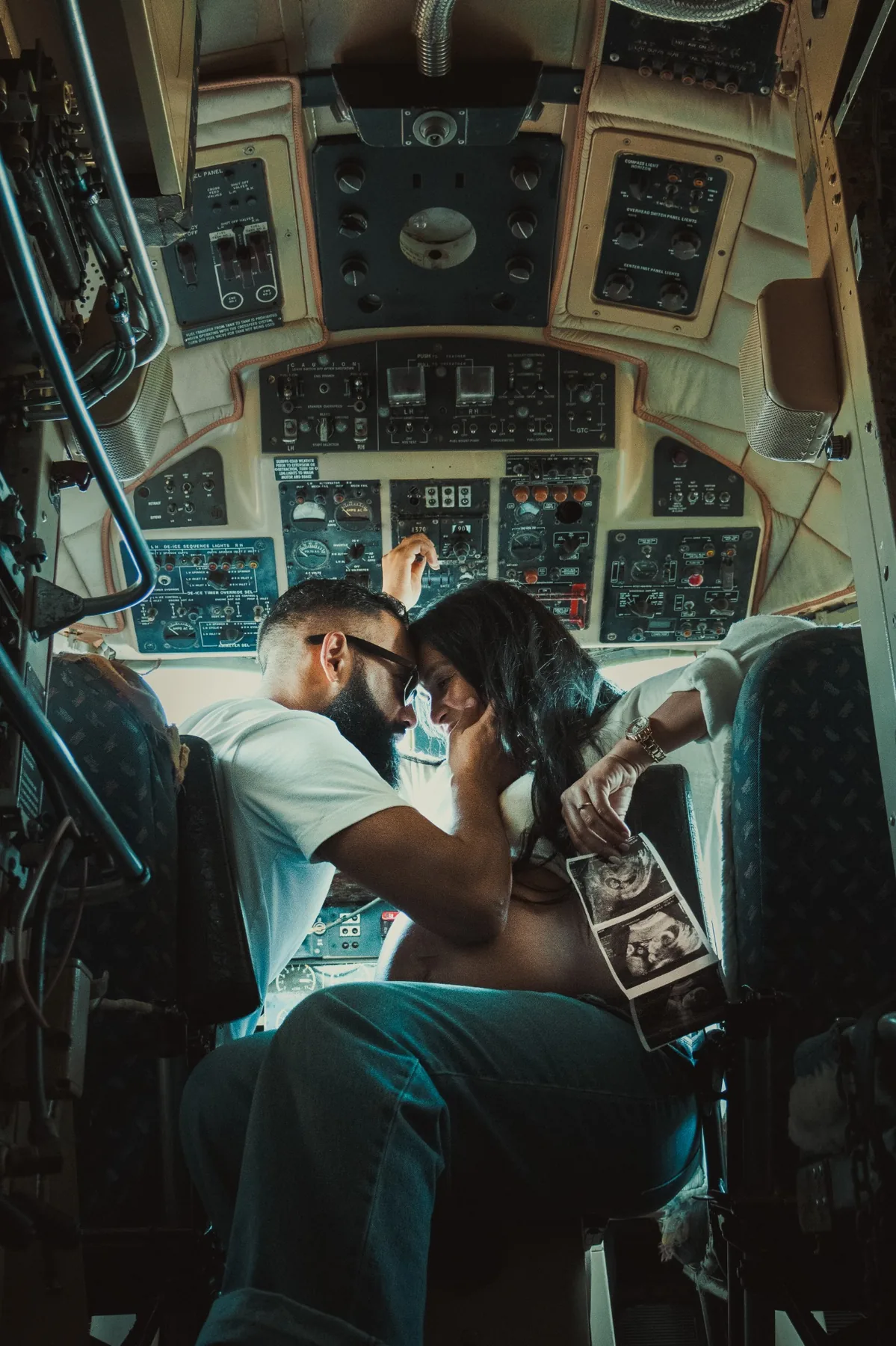Cinematic cockpit portrait