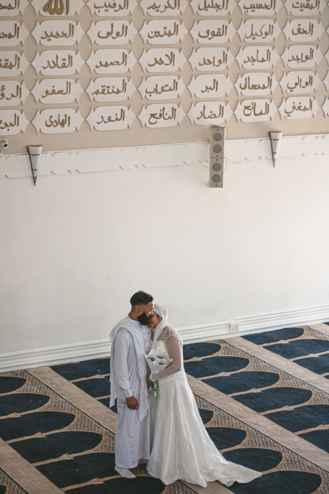 Vertical portrait from Written in Prayer, a wedding photography story in Cape Town
