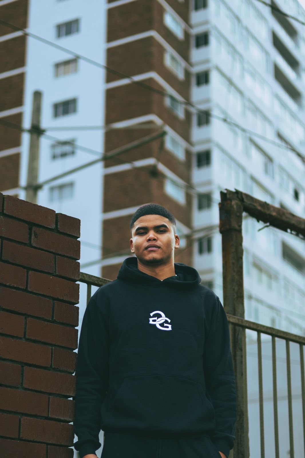 Vertical portrait from Signals in the City, a brand photography story in Cape Town