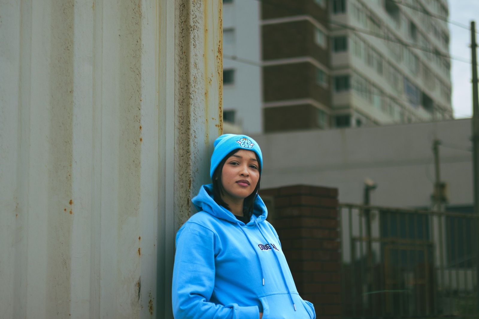 Vertical portrait from Signals in the City, a brand photography story in Cape Town