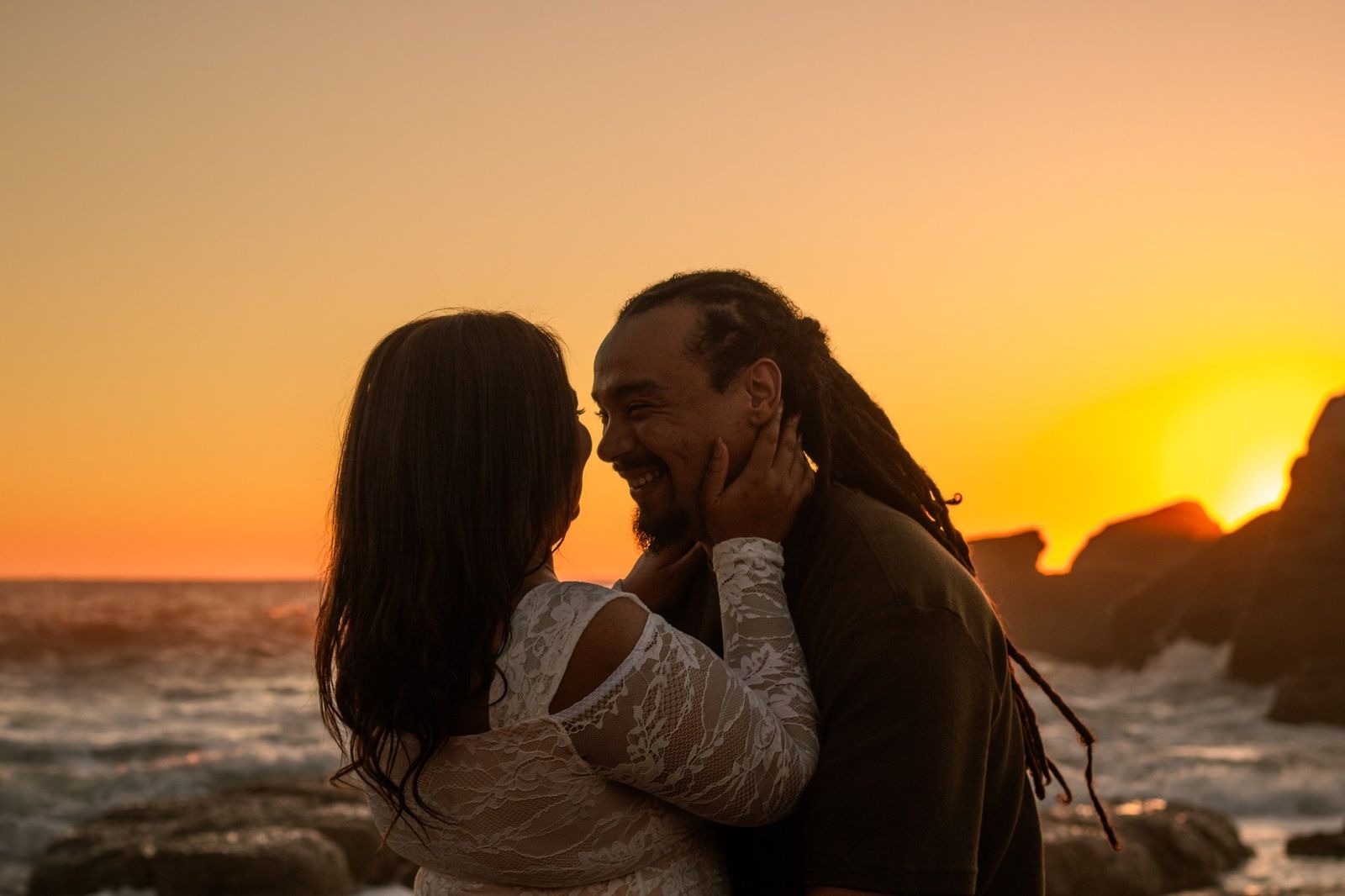 Vertical portrait from Before the Sun Let Go, a engagement photography story in Cape Town
