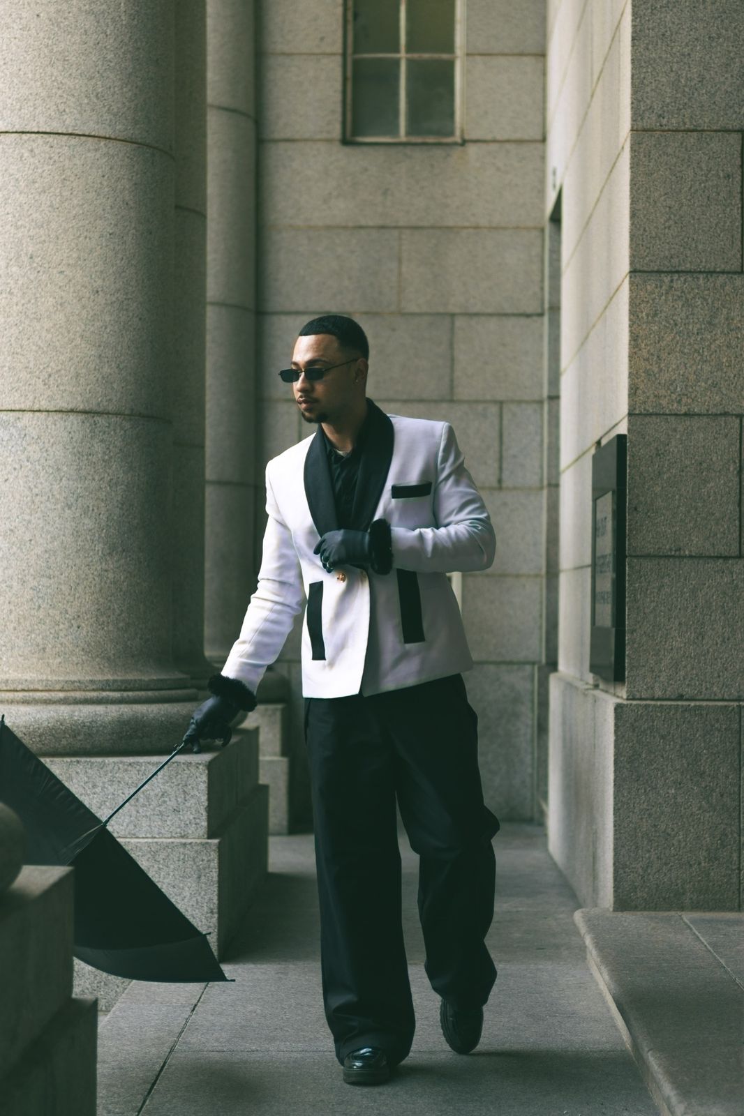 Vertical portrait from Under Grey Skies, a portrait photography story in Cape Town