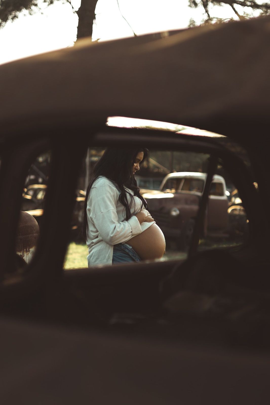 Wide photograph from Waiting in the Wreckage, a maternity photography story in Cape Town